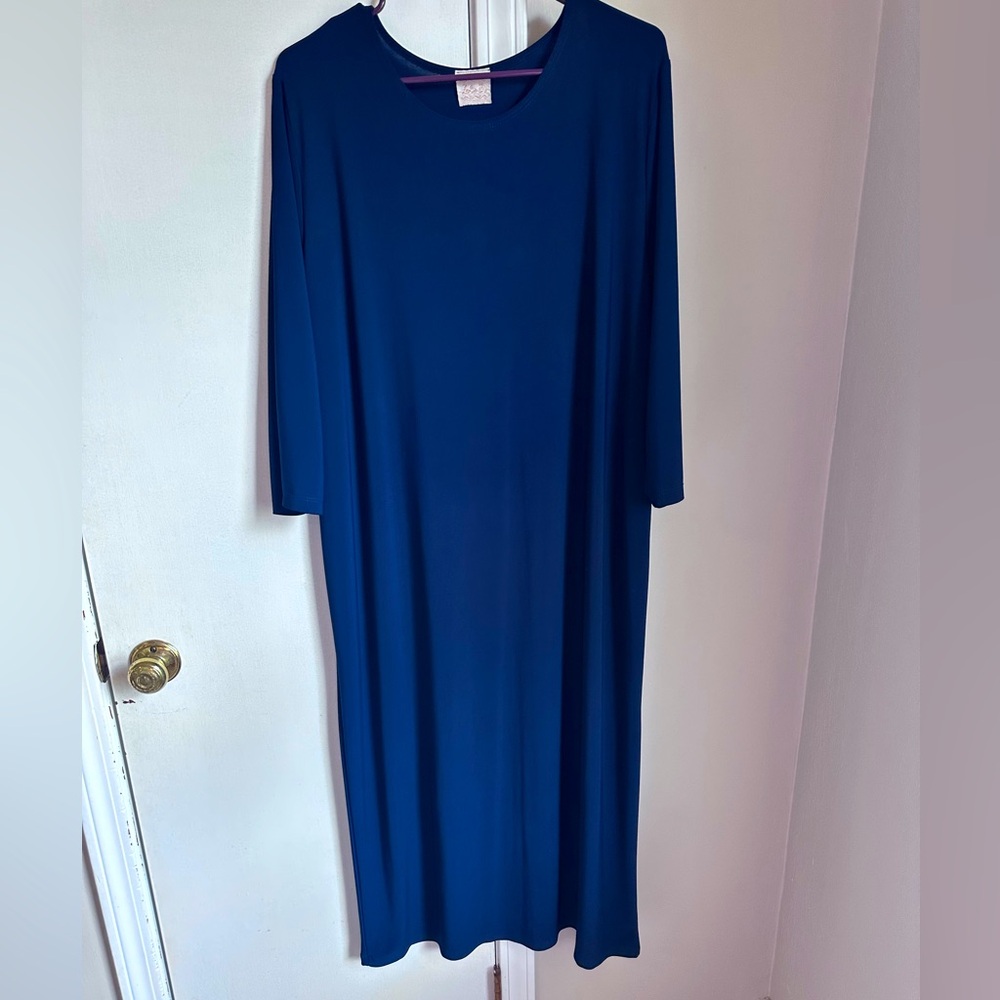 Navy layering dress